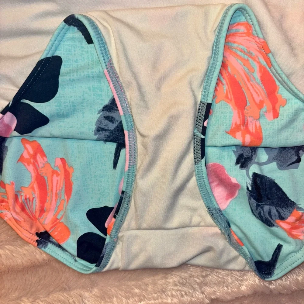 Seafolly Blue and Orange One Piece Swimwear - Picture 5 of 8